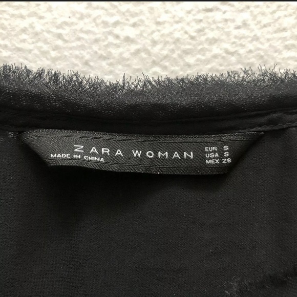 COPY - NWT ZARA BLACK SEQUENCE TOP - Picture 7 of 11